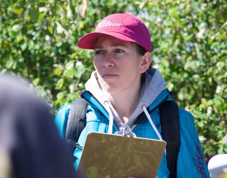 Étudiante au programme Exploitation de verger