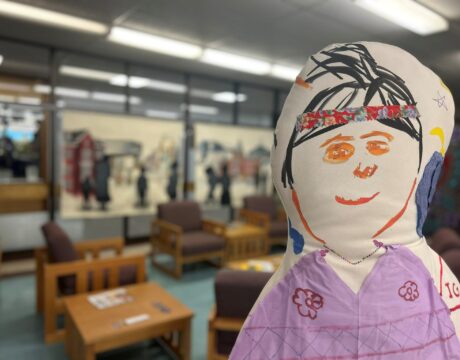 Exposition à la bibliothèque - Affiche