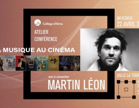 Atelier conférence avec Martin Léon - Affiche