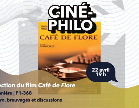 Café-philo – Café de Flore - Affiche