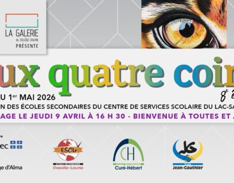 Vernissage : Aux quatre coins - Affiche