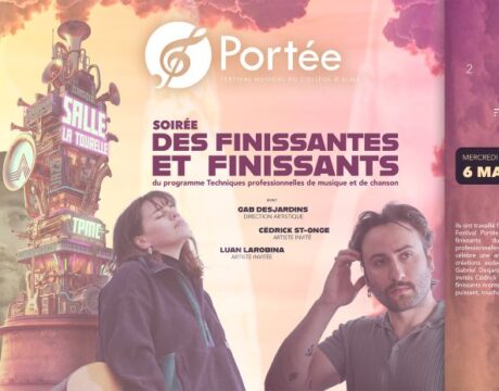 Festival Portée : Soirée des finissantes et des finissants - Affiche