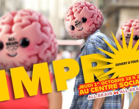 Match d&rsquo;impro des All-Brain - Affiche